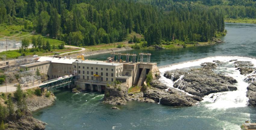 Upper Bonnington hydro dam