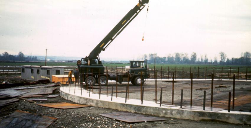 Construction on the Tilbury LNG facility in Delta began in 1969.