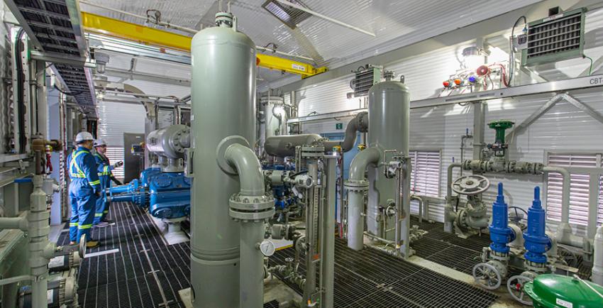 Inside the Tilbury LNG facility