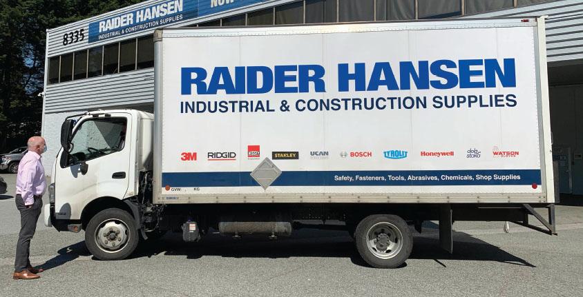 Raider Hansen truck