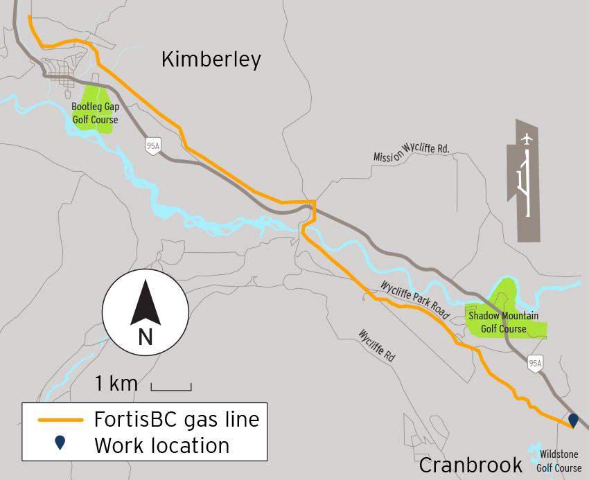 Kimberley/Cranbrook 2022 work map