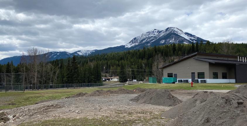 Elkford meeting place - before construction