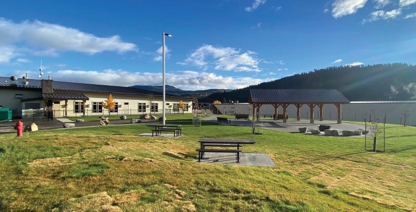 Elkford meeting place - after construction