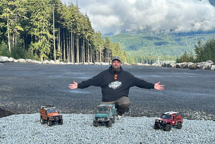 Robin Lawrence, president of the West Coast Scale Trail (WCST)