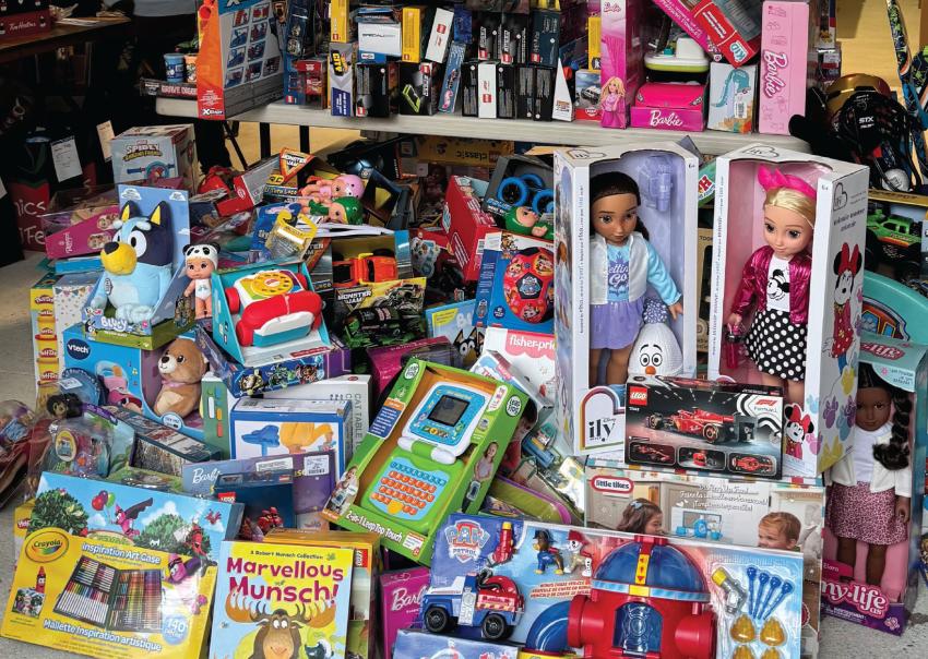 An assortment of toys