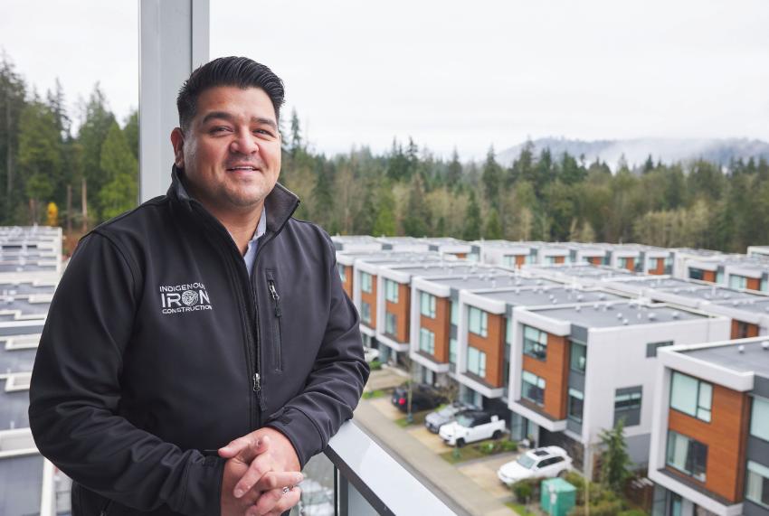 Cody La Rock, founder and president of Indigenous Iron