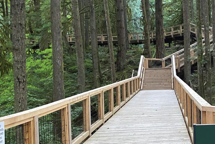 Squamish Canyon—a series of boardwalks and trails where visitors and locals can enjoy the natural beauty of the region— was the setting and co-sponsor for SORCA’s event.