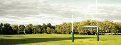 Rugby field at Burnaby Lake Park