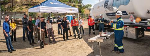 LNG demo event in Kelowna